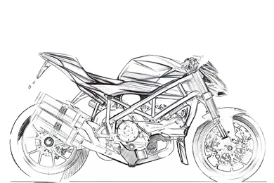 Ducati Streetfigther Sketch Right Google Skins, Ducati ...