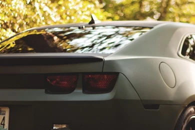 Wallpaper: Black, Camaro, Matte, Chevrolet, Bokeh Wallpapers