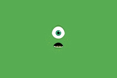 Mike Wazowski Monsters Inc. Pixar Threadless Disney Wallpapers ...
