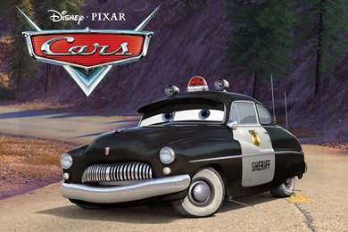 The Sheriff Police Car From Pixar's Cars Movie Desktop Wallpapers