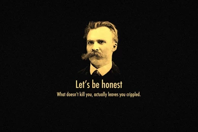 Text Quotes Moustache Slogan Friedrich Nietzsche Portraits ...