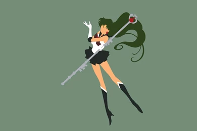 Sailor Pluto (Sailor Moon) Minimalist Wallpapers By Greenmapple17 ...