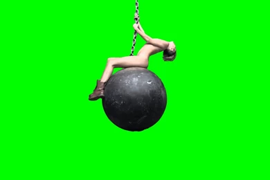 Miley Cyrus Naked On Wrecking Ball Green Screen HD   YouTube