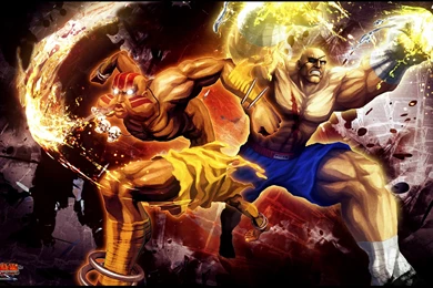 Sagat, Street Fighter X Tekken, Dalsim   Puzzle Jigsaw Wallpapers ...