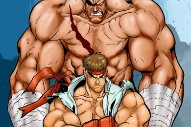 Ryu Vs Sagat   Street Fighter II Wallpapers