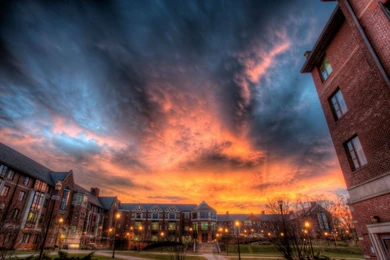Anyone Else See The Crazy Sunset Tonight? : UCONN