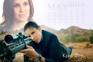 NCIS Los Angeles May Desktop Calendar Kensi Style