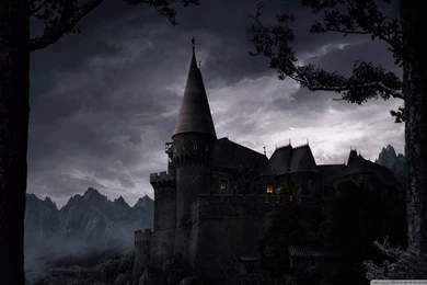 Dark Castle HD Desktop Wallpapers : Widescreen : High Definition ...
