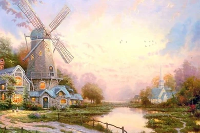 Thomas Kinkade Art Value Wallpapers