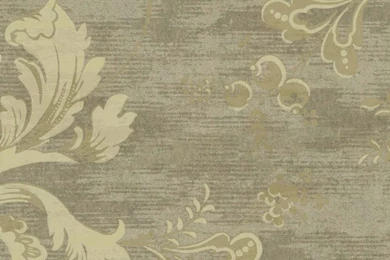Khaki Faux Plaster Leaf Scroll Wallpapers   Interior Home Decor