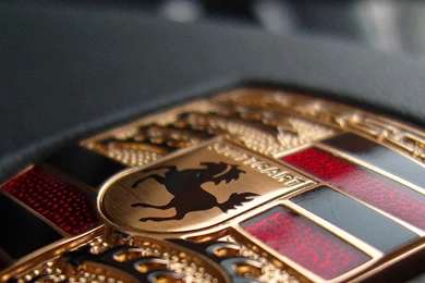 Porsche Logo Macro Android Wallpapers Free Download