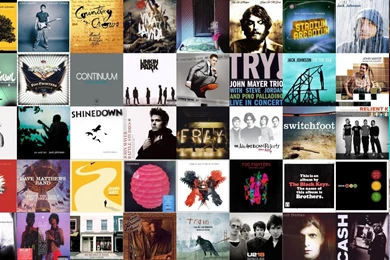 Wallpapers Linkin Park Living Things Create Tiled With Album Art ...