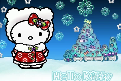 Amazing Hello Kitty Christmas Wallpapers