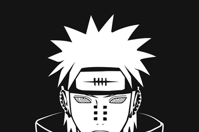 Naruto Shippuden Akatsuki Grayscale Pein Rinnegan – Anime Naruto ...