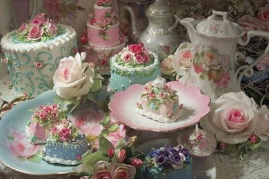 Tea Party Cakes   (