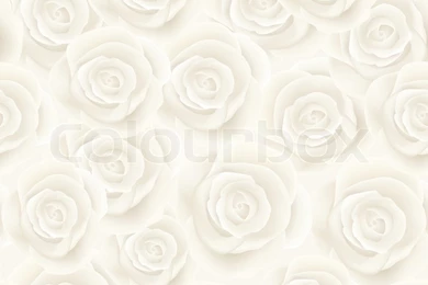 White Roses Seamless Backgrounds