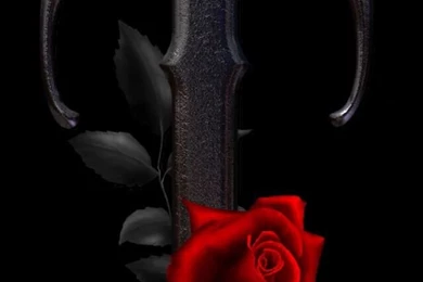 Letter Art With Rose "T"