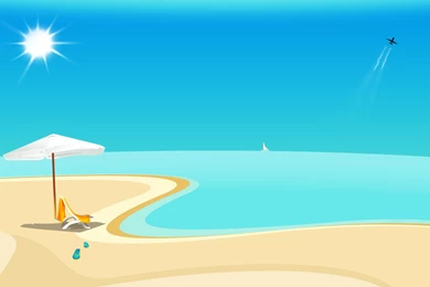 Download Wallpapers 1920x1200 Beach, Sun, Sea, Sand 1920x1200 HD ...