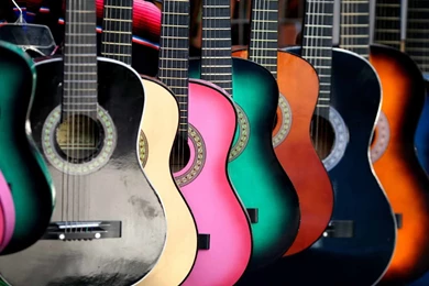 Different Color Guitar Hd Wallpapers