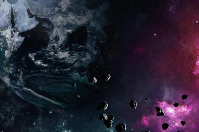 Download Meteors Moving In The Direction Of Earth HD Wallpapers For ...