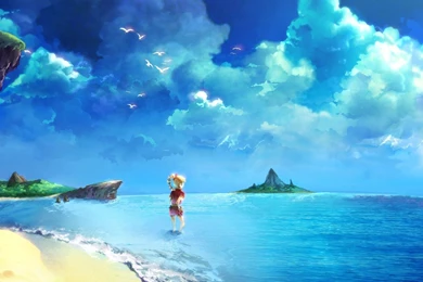 Video Games Chrono Cross Square Enix Anime Girls Beaches Wallpapers ...