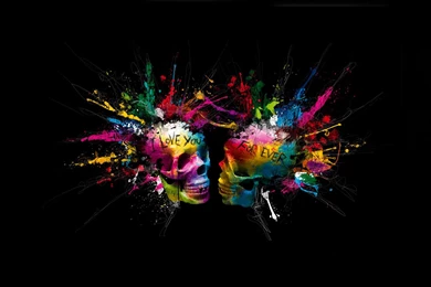 Colorful Skull Backgrounds