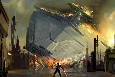 StarWars Ship Fall, 1920x1080 Pixels : Wallpapers Tagged Anime ...