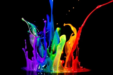 Rainbow Paint Wallpapers Desktop