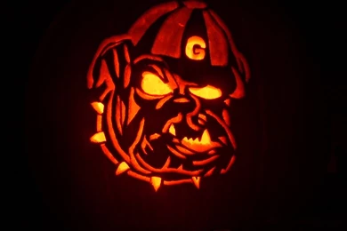 Georgia Bulldog Jack o Lantern By LazySlacker On DeviantArt
