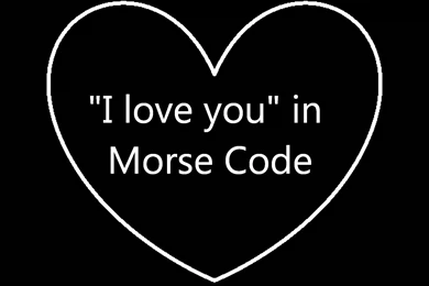 I Love You" In Morse Code   YouTube