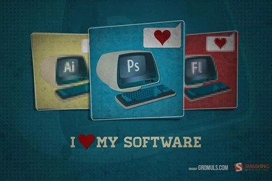 Computers Typography Adobe Hearts Photoshop Smashing Magazine Blue ...