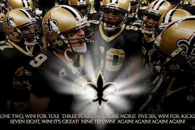 New Orleans Saints Drew Brees Chant