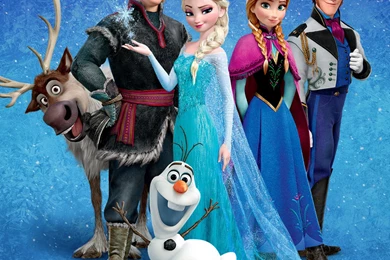 Download Wallpapers 2048x2048 Frozen, Main Characters, Cartoon New ...