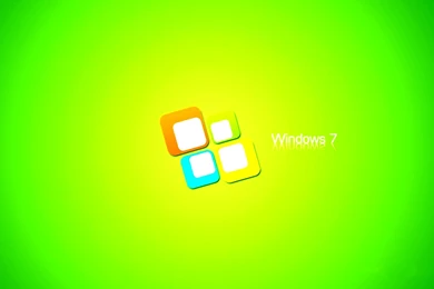 Windows 7 Square White Blue Green