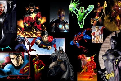 Super, Heroes, Gallery, Collection, Widescreen, Backgrounds (