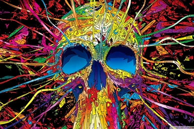 Colorful Skull HD Desktop Wallpapers : High Definition : Mobile