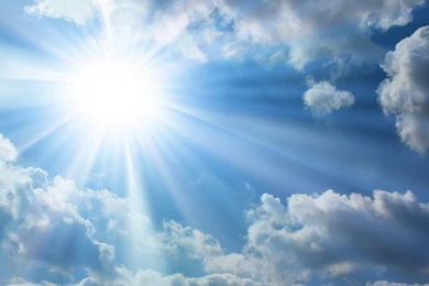Bright Sun And Sky Backgrounds