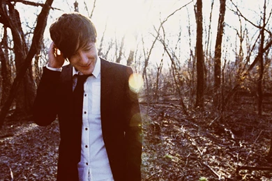 Download Wallpapers 1920x1080 Owl City, Suit, Forest, Arm, Smile ...