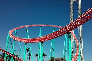 Nature City Facility Roller Coaster iPad Air Wallpapers Download ...