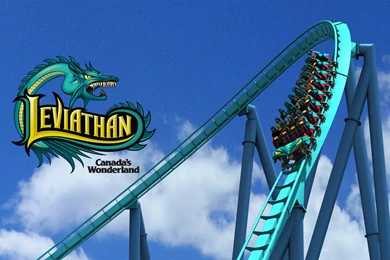 Leviathan Barrel Roll At Canada's Wonderland Desktop Wallpapers