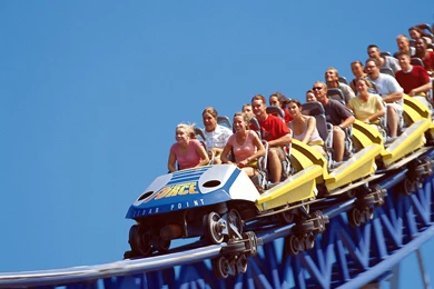 Roller Coaster Amusement Park Fun Rides 1roll Adventure Summer ...