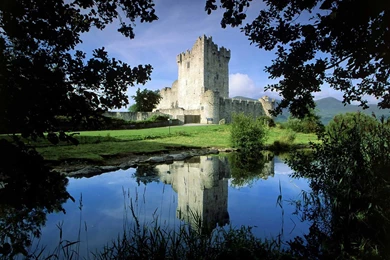Ross Castle Killarney National Park Ireland Lake Reflection ...