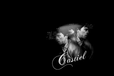 I Made A New Wallpaper. Its Of Castiel From Supernatural. I ...