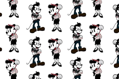 Rockabilly Hipster Mickey And Minnie Mouse Ask.fm Backgrounds ...