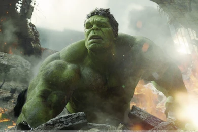 The Avengers – Mark Ruffalo As The Hulk Looking Front Wallpapers