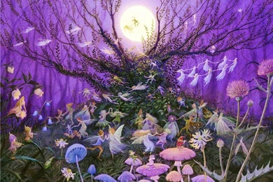 Fairy Night In Purple   (
