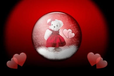 Download Heart Focus Red Teddy Love Cute HD Desktop Wallpapers ...