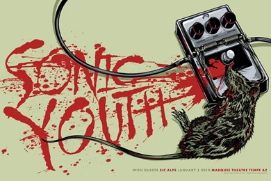 Free Best Screensavers: Sonic Youth Screensaver