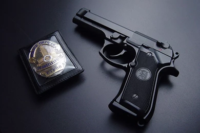 Handgun, Police Officer   Wallpapers – Yoyowall.com