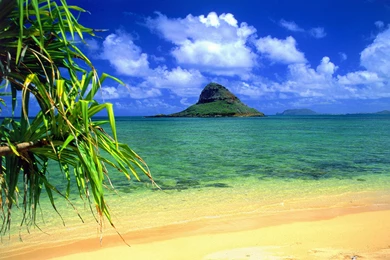 Chinaman's Hat, Oahu, Hawaii Desktop Wallpaper Backgrounds Free ...
